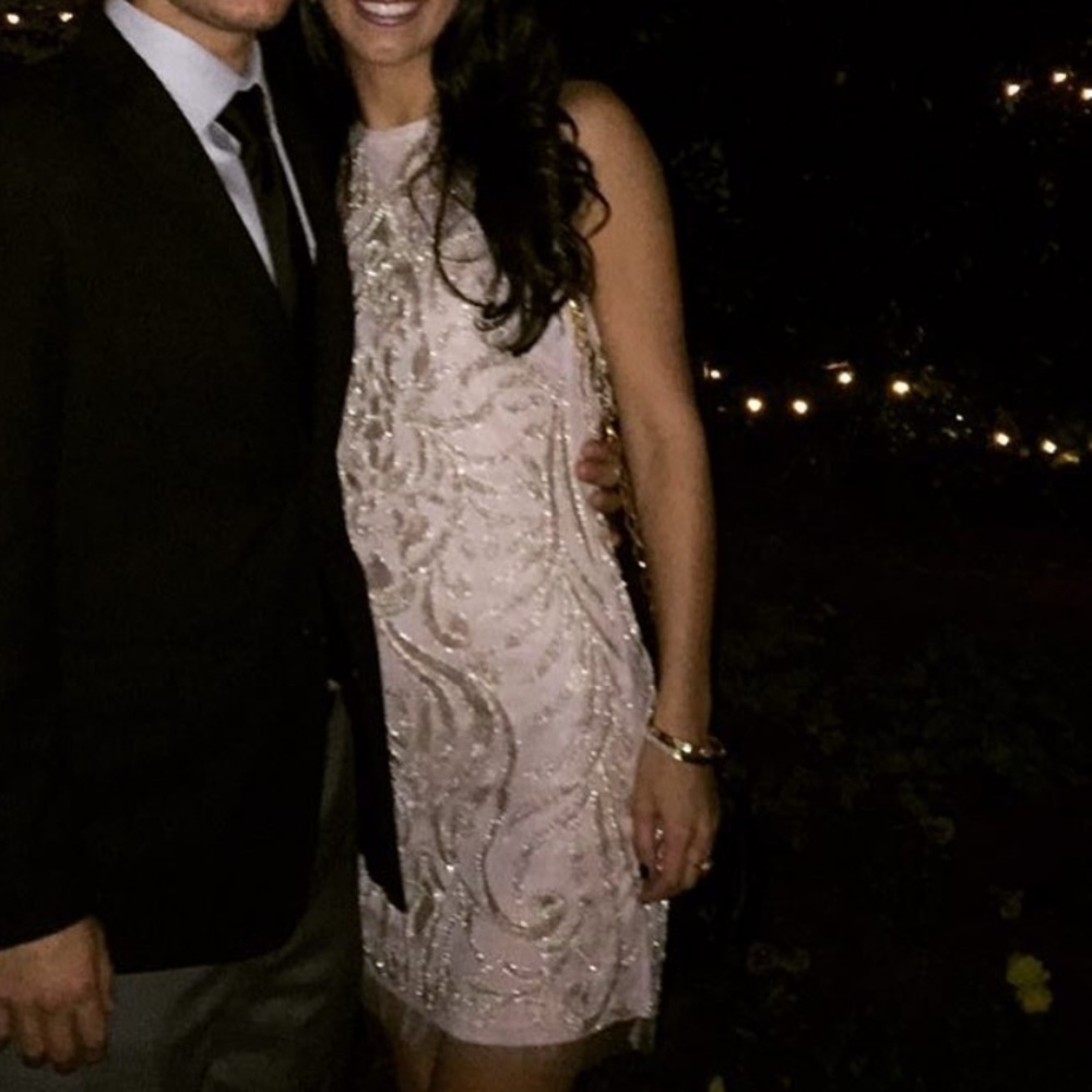 Endless Rose beaded cocktail dress
